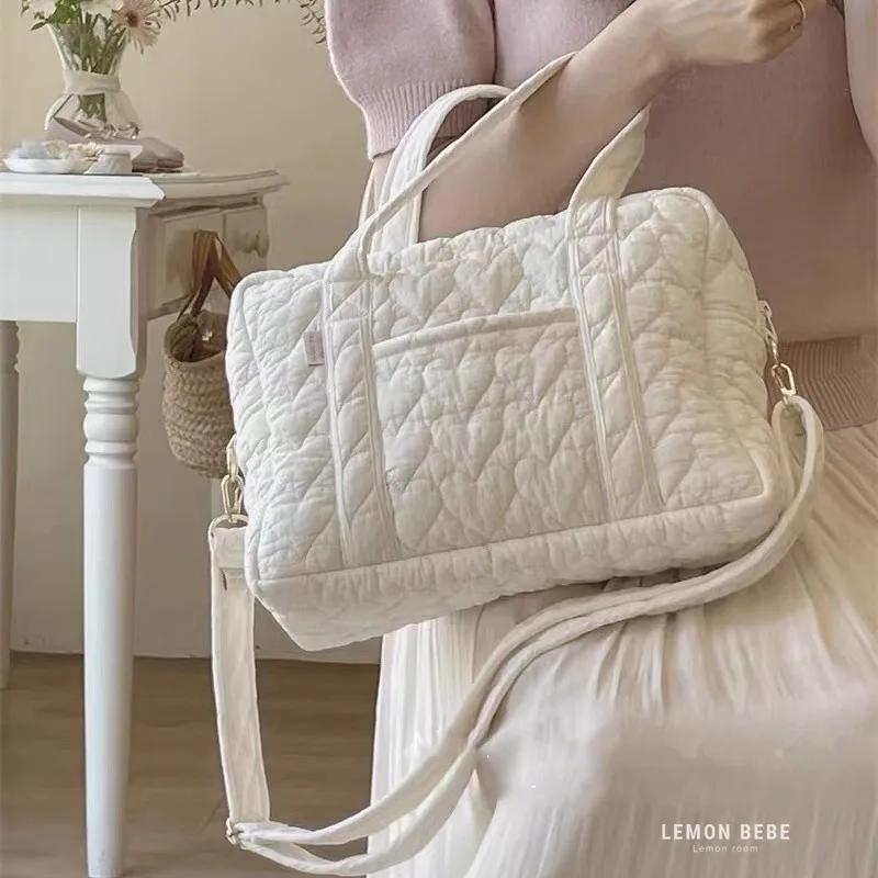 Новая сумка для мамочек на выход, легкая, с диагональным охватом, большой вместимости, модная сумка для мамочек, ручная