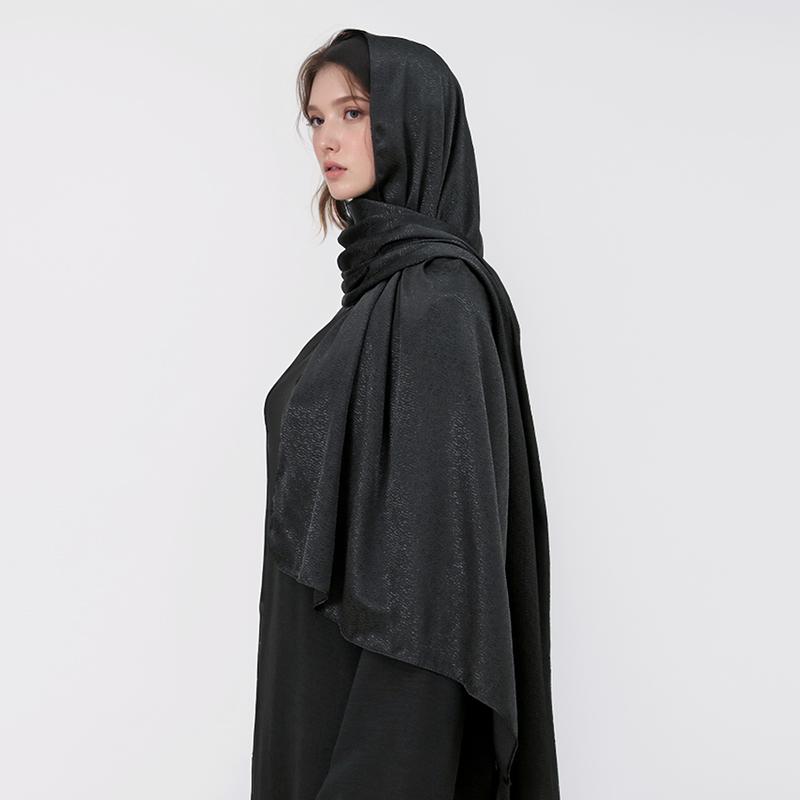 Большой размер шелковистый шарф с пятнами для женщин, простой платок, роскошный хиджаб, длинная бандана, вечернее платье, шали и накидки