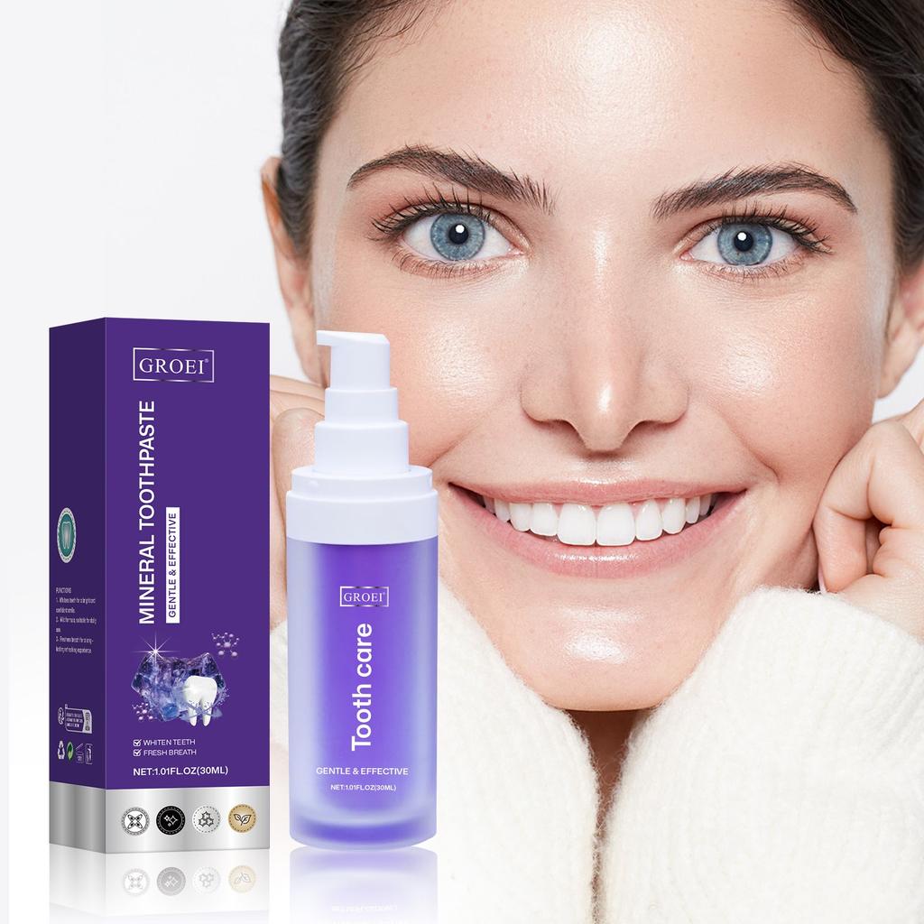 Фиолетовая зубная паста-сыворотка, Фиолетовая зубная паста-сыворотка, Фиолетовое средство для удаления зубных пятен, Усилитель отбеливания зубов, Отбеливатель зубов