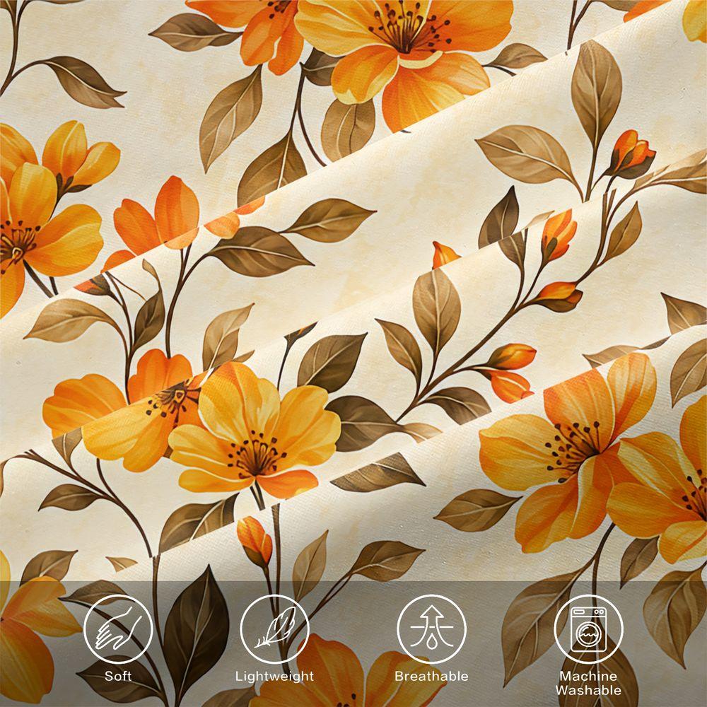 Floral Duvet Cover Set Botanical Garden Bedding Set Soft Microfiber Digital Print Quilt Cover Home Bedroom Decor