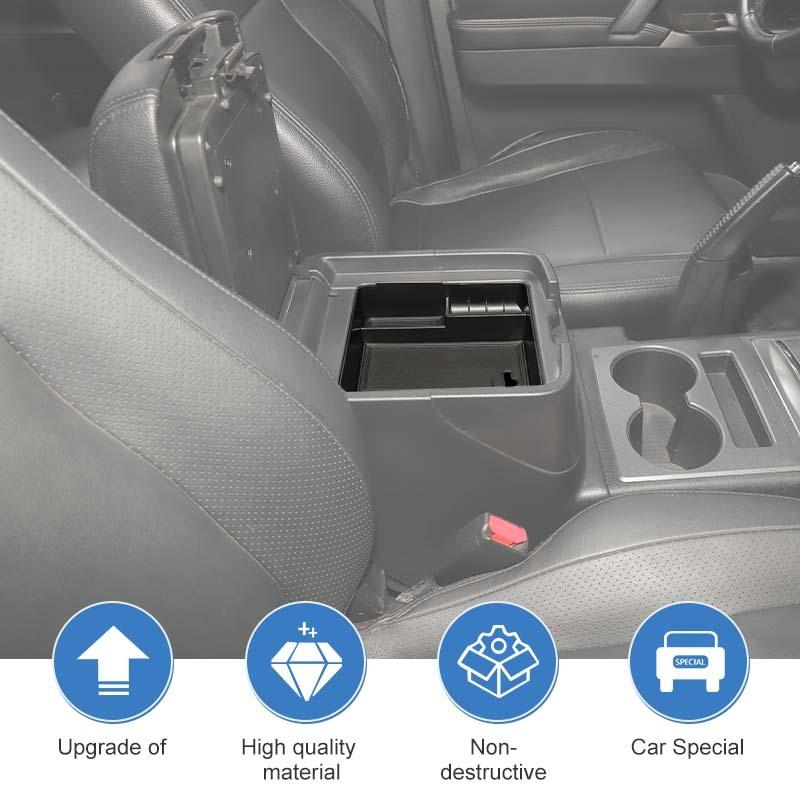 Подходит для Mitsubishi PAJERO 2007-2021 Автомобильный Органайзер-контейнер для хранения в подлокотнике Аксессуары для организации и уборки