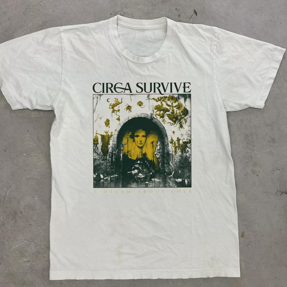 Circa Survive Футболка A Dream About Love Хлопок Взрослая S-5XL MC614 Унисекс Футболка
