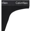 Calvin Klein Стринги с низкой посадкой с надписью Женское нижнее белье Черный 0000F3786E-6WA