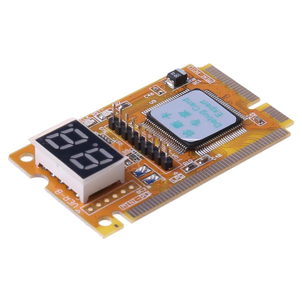 Портативный 2-значный мини-тестер POST PCI/PCI-E LPC, диагностическая отладочная карта, адаптер, анализатор для ноутбука, компьютера