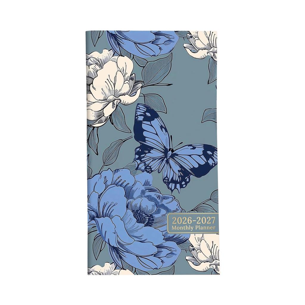 Карманный календарь 2026-2027 - Планировщик дат, Портативный органайзер расписания, Месячный и годовой планировщик