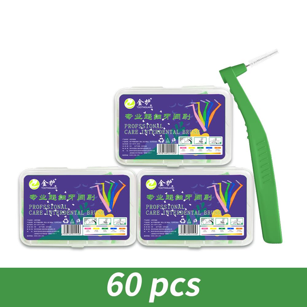 Угловая межзубная щетка для ортодонтических брекетов Микромягкая щетка для чистки зубных брекетов L-образные щетки с короткой ручкой