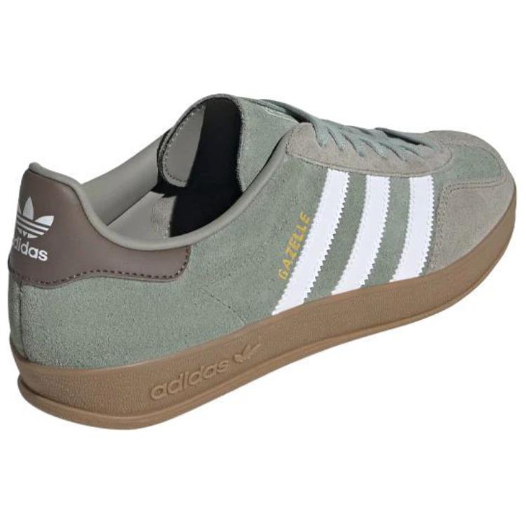 Новые Adidas Gazelle Indoor 'Silver Green' JI3526