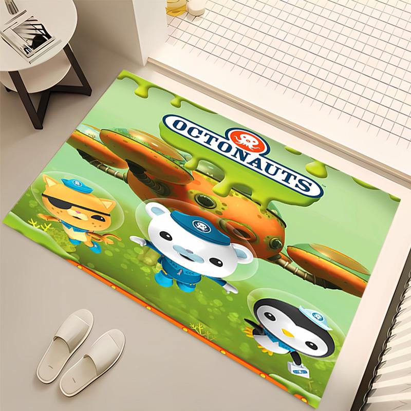 1pc The Octonauts4 Print Area Rug - Soft, Washable Non-Slip Indoor Mat, Living Room, Home Office Decorative Rug,Office Decorative