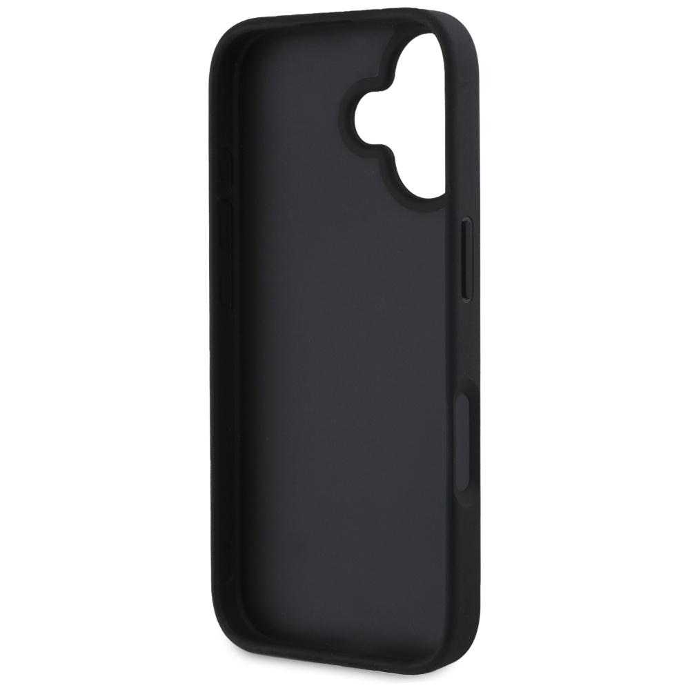 Etui do iPhone 16 Guess Grained Classic Logo Czarne