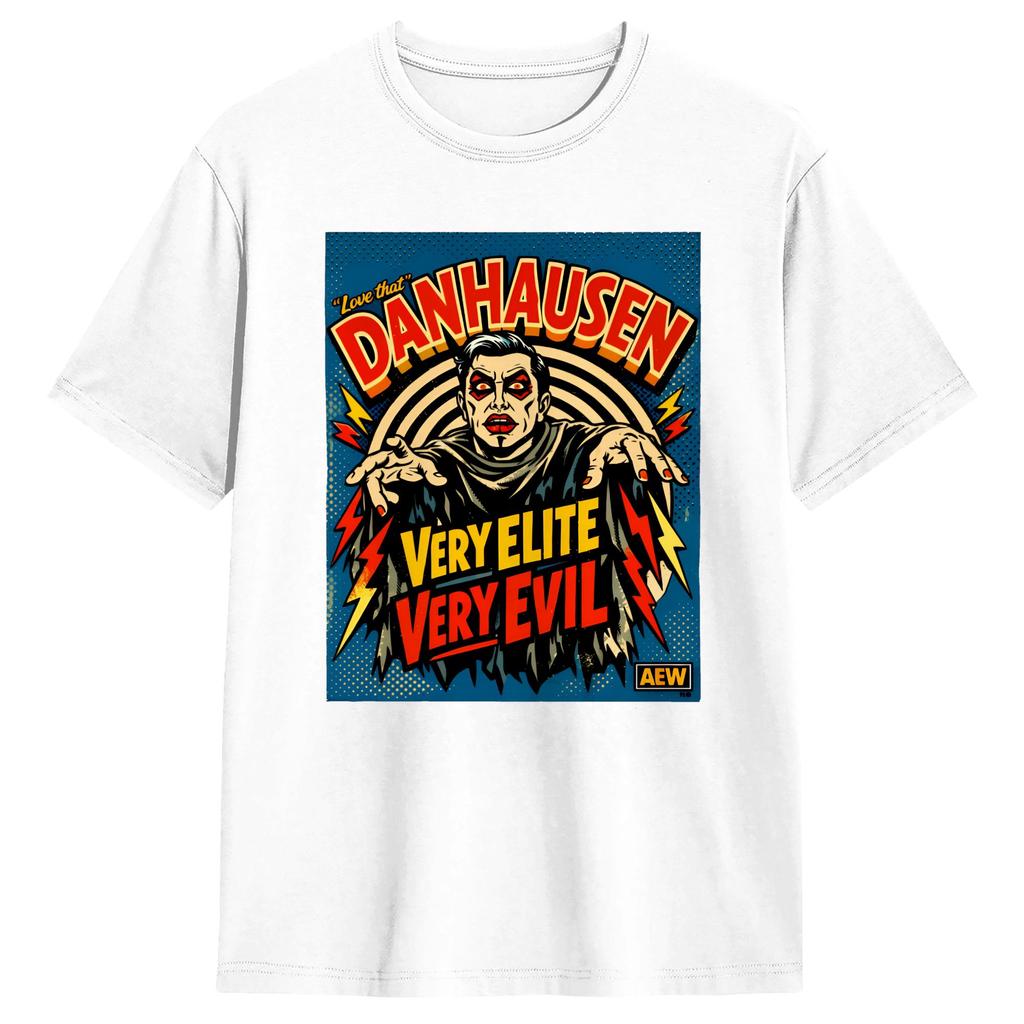 Danhausen Wrestling AEW TShirt Summer Cotton T Shirts For Mens Fashion Casual Tshirt Short Sleeve Y2K Retro Clothing