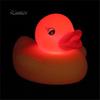 Виниловая светодиодная игрушка-уточка для ванны для новорождённых малышей