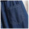 Dimanaf 2024 Plus Size Summer. Women Jeans Harem Pants Loose Casual Female Trousers Oversize Blue Pants 5XL A