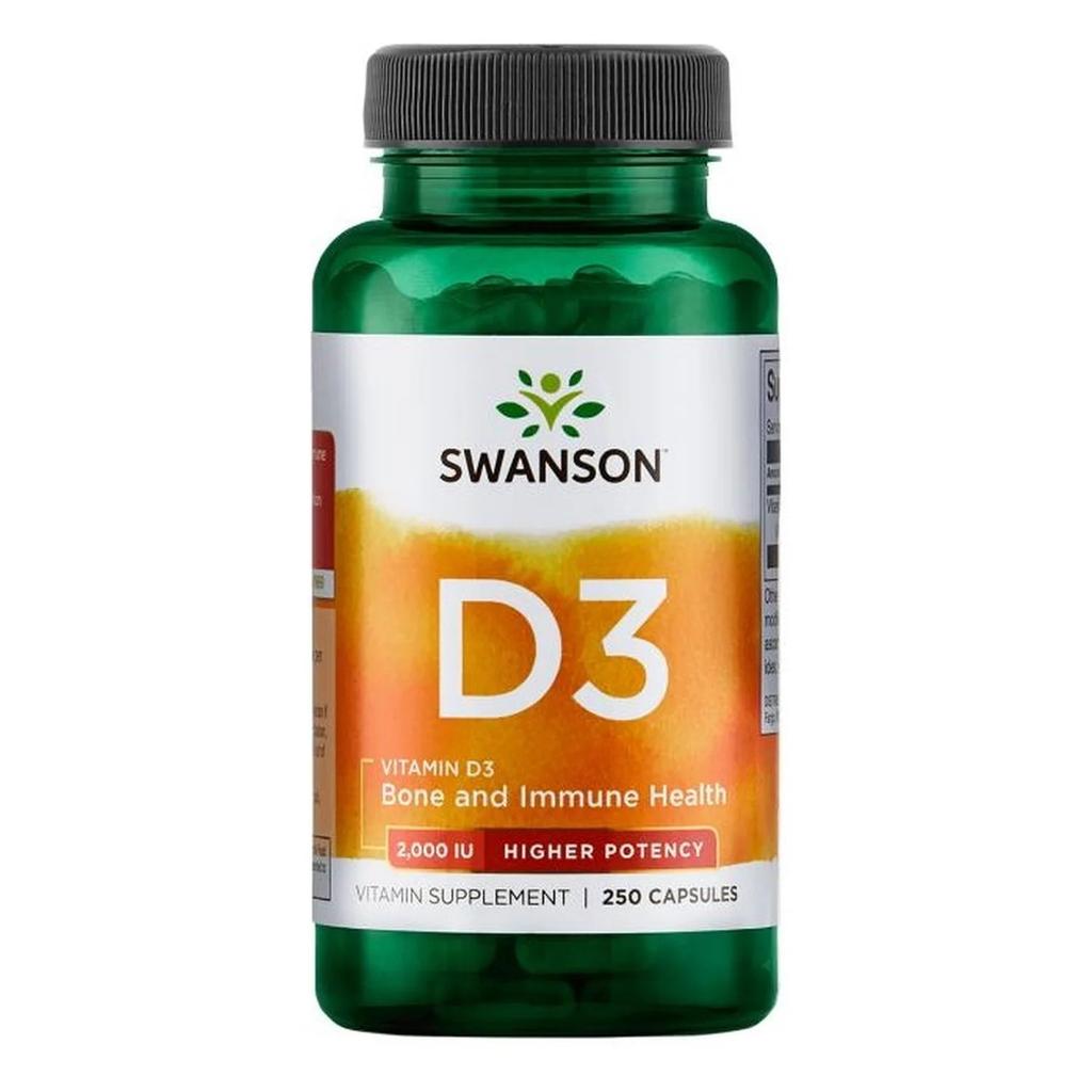 Vitamin D-3, 2000 IU - 250 caps