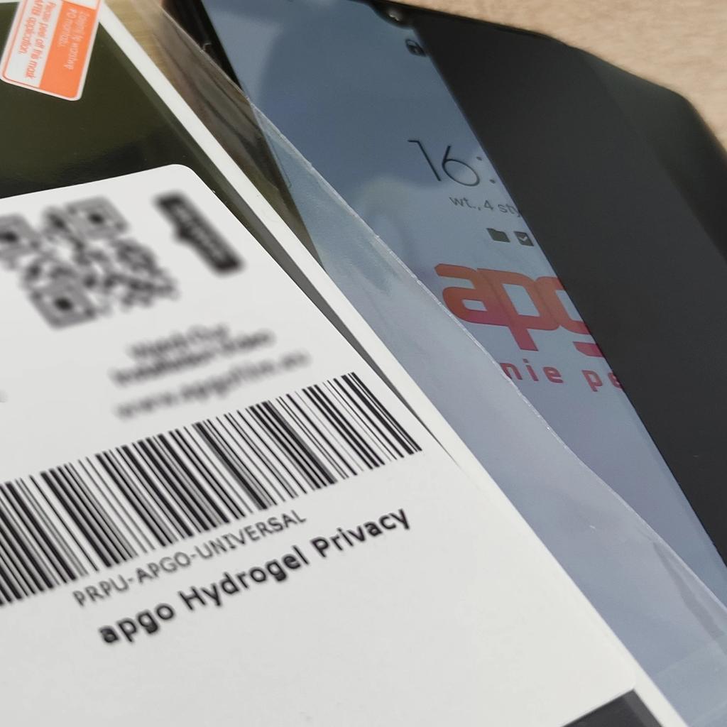 apgo Hydrogel Privacy Matte Screen Protector for Cubot X18 Plus, Anti Spy, Hydrogel Film, Flexible, Soft TPU with Positioning Layer Easy Installation