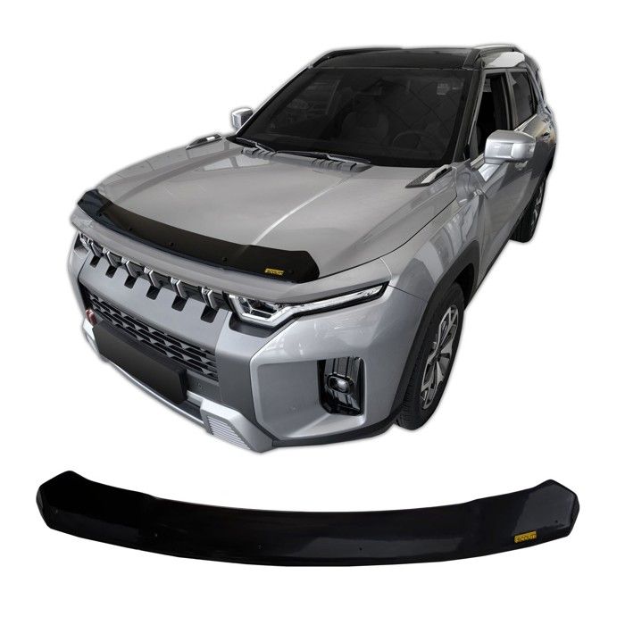 SCOUTT | Bra Capot Déflecteur Protection Pour KGM Ssangyong Torres Depuis 2023, Aérodynamique, Assemblage Facile