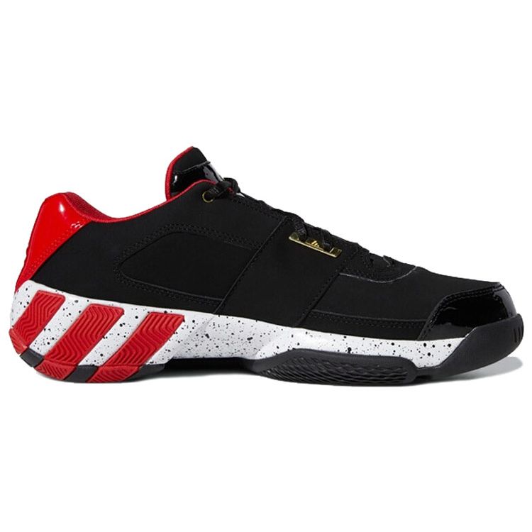 adidas Обычные Модные Нескользящие Легкие Низкие Ретро Баскетбольные Кроссовки Мужские Кроссовки Черно-Красные EF9853
