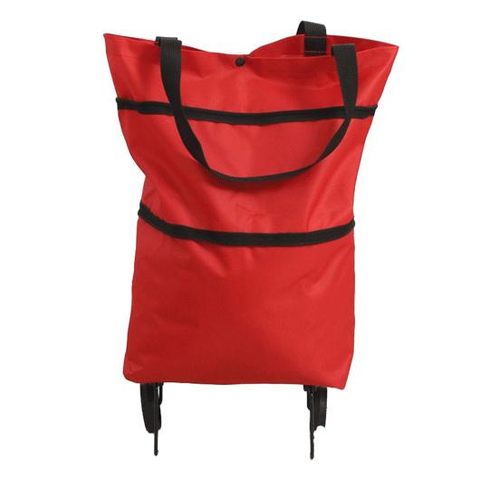 Складная тележка для покупок на колесах, прочная, водонепроницаемая, из ткани Оксфорд, складная сумка для продуктов с бесшумными колесами, передвижная тележка для покупок