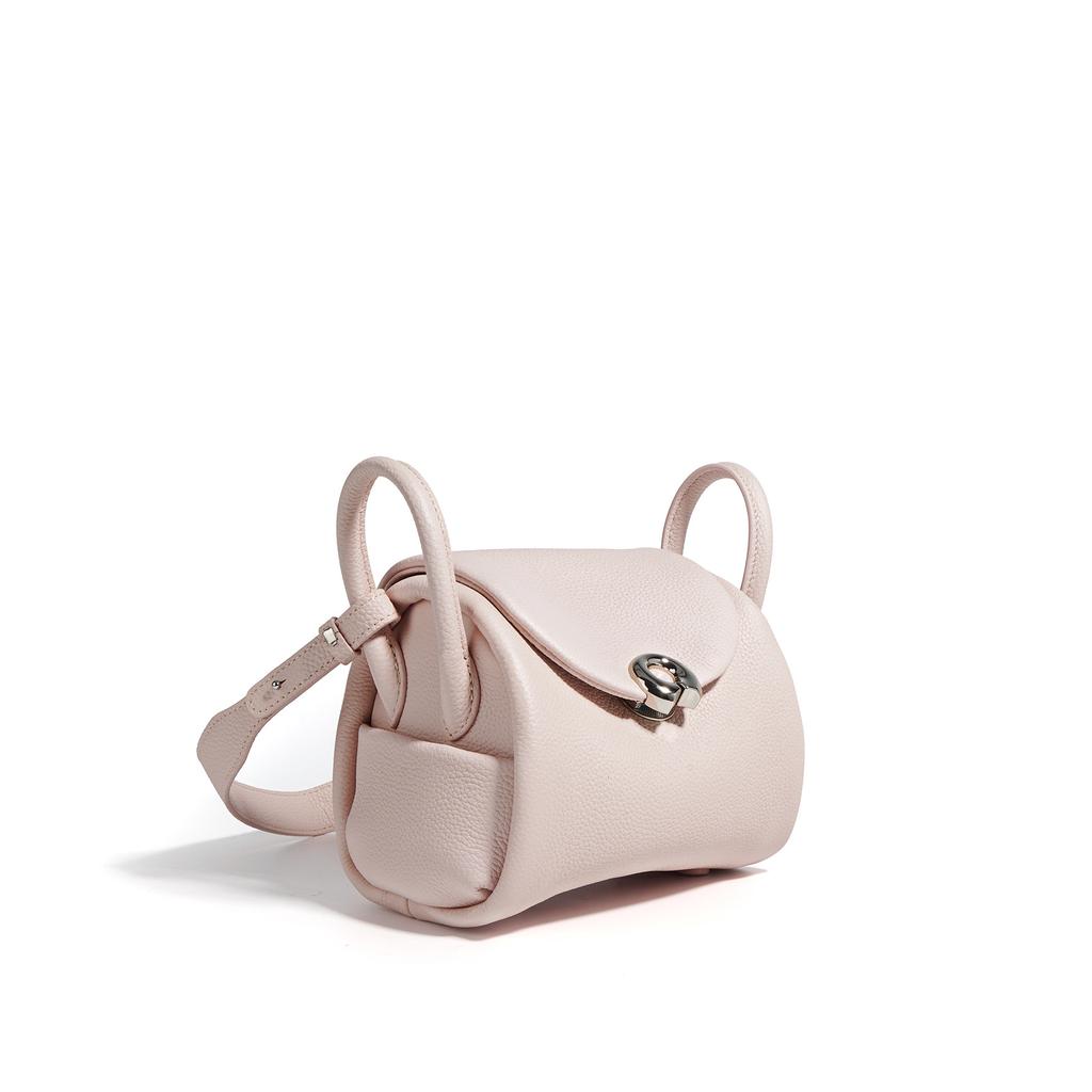 Сумка-подушка из натуральной кожи в виде свиньи, женская сумка Niche Design, новинка 2025 года, универсальная сумка, симпатичная красная сумка через плечо