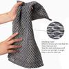 Exfoliating Towel Facial Body Skin Scrub Carbon Fiber Washcloth Back Cleaning Bath Towel