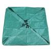 Garden Leaf Tarp Waterproofing Thick Large Size Multifunctional Foldable Yard Leaves Hauling Tarp Green 1.8x1.8m