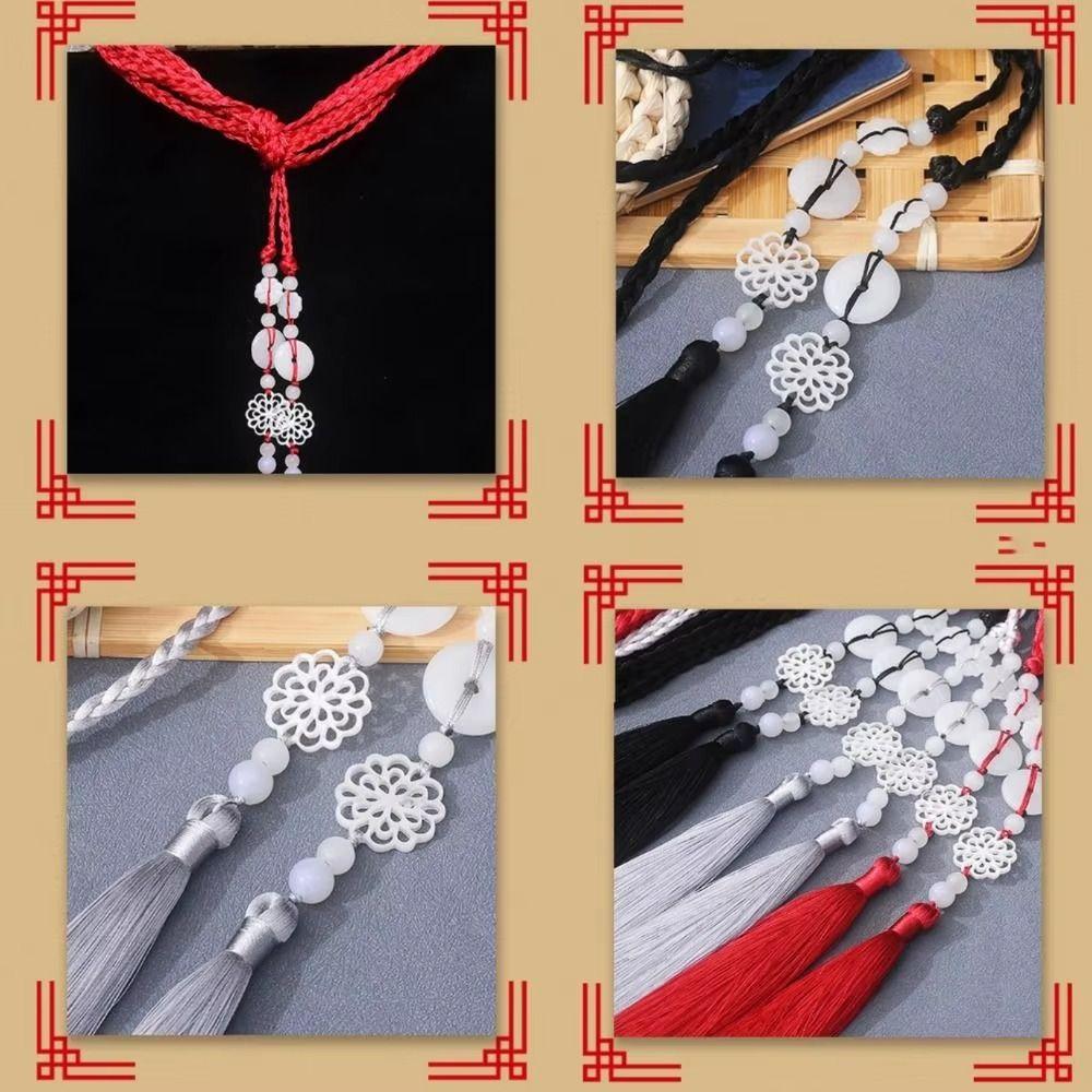 Chinese Style Hanfu Waist Tie Belt Antique Style Tassel Waist Cord Hanfu Accessories