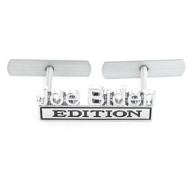 1 шт. 3D Металлическая эмблема-значок Joe Biden Edition для решетки радиатора автомобиля, крыла, заднего багажника, наклейка