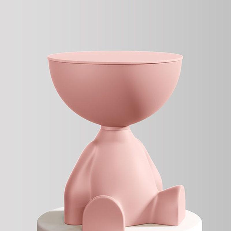 Легкий роскошный мультяшный диван-стол с краем, креативный журнальный столик с плоским изголовьем, небольшой бытовой пластиковый журнальный столик, мебель, приставной столик