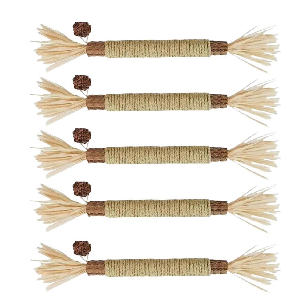 Палочки мататаби 5 штук Натуральные Жевательные Устойчивые к укусам Товары для питомцев Натуральные Палочки мататаби Игрушки для жевания кошек Товары для питомцев