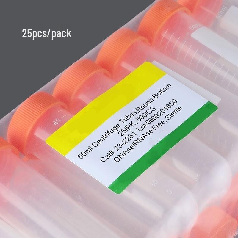 HUA KE Sterile Graduated Round Bottom Centrifuge Tubes