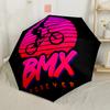 Велосипед BMX Приключение Портативный Автоматический Зонт с 8 Ребрами Складная Конструкция Прочный Зонт для Повседневного Ношения Элегантный Зонт Духовный Подарок