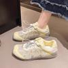 Dexun Shoes Женские 2025 Новые Летние Сетчатые Дышащие Тонкие Повседневные Спортивные Маленькие Белые Туфли На Плоской Подошве Универсальные Туфли Форрест Гамп