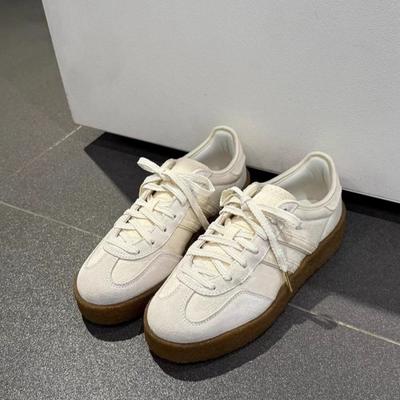 Ретро мода круглый носок повседневные универсальные на плоской подошве туфли Dexun 2025 новый студенческий стиль спортивная обувь кеды белые туфли