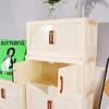 Installation-Free Wardrobe Storage Box Plastic Folding Clothes Closet  Bedroom