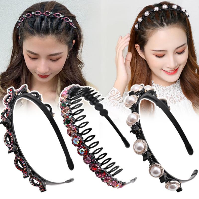 Повязка на голову для женщин с челкой, заколки для волос, ободки, инструменты для волос, ленты