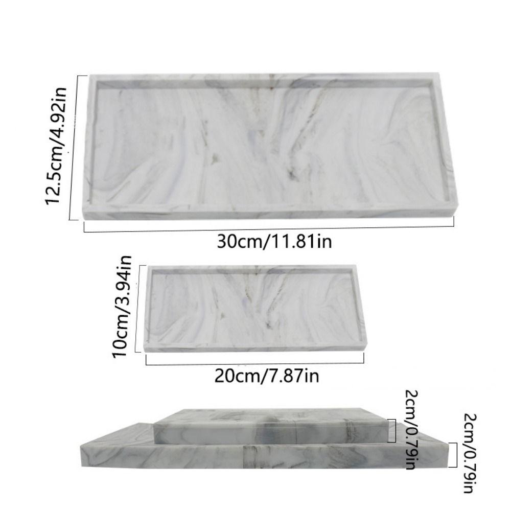 Прямоугольный/Овальный поднос для ванной комнаты Силиконовый поднос-органайзер для столешницы Поддон для столешницы в ванной Кухня