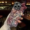 Градиентный Мультяшный Чехол Hello Kitty с 3D Ушками-Бантиками для Apple 17 Pro Max/15 Pro/13/XS/16E