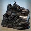 New Thick SoledNew Thick Soled Height Increasing Lightweight Comfortable Breathable Sports Dad Shoes Low Top Trendy Single Shoes