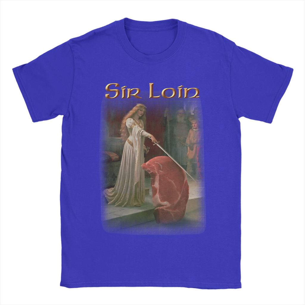 Sir Loin Steak TShirt Summer Fashion TShirts Unisexs Cotton O Neck Plus Size 5XL Clothing Short Sleeve Y2K Basic Tops