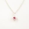 Натуральный розовый рубеллит драгоценный камень 925 стерлинговое серебро ювелирные изделия стильный кулон 1" CP-24-6