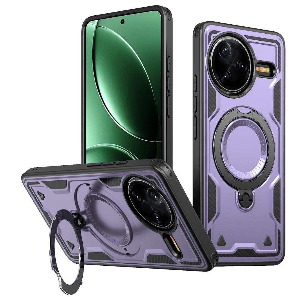 Magnetic Case For Xiaomi Redmi K80 5G/K80 Pro 5G/Poco F7 Pro 5G/F7 Ultra 5G Military Protection PC+TPU Kickstand Phone Cover
