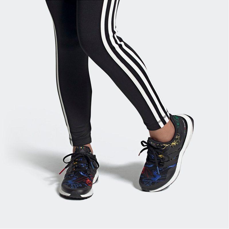 adidas ULT J Низкие детские кроссовки для бега Черно-синие Подростковые FX0227