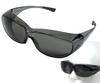 POLARIS Pollen Fever Goggles, Smoke Sunglasses, Protective Eyewear, Over-the-Glasses Style, Safety Glasses (Smoke (Black), 1)