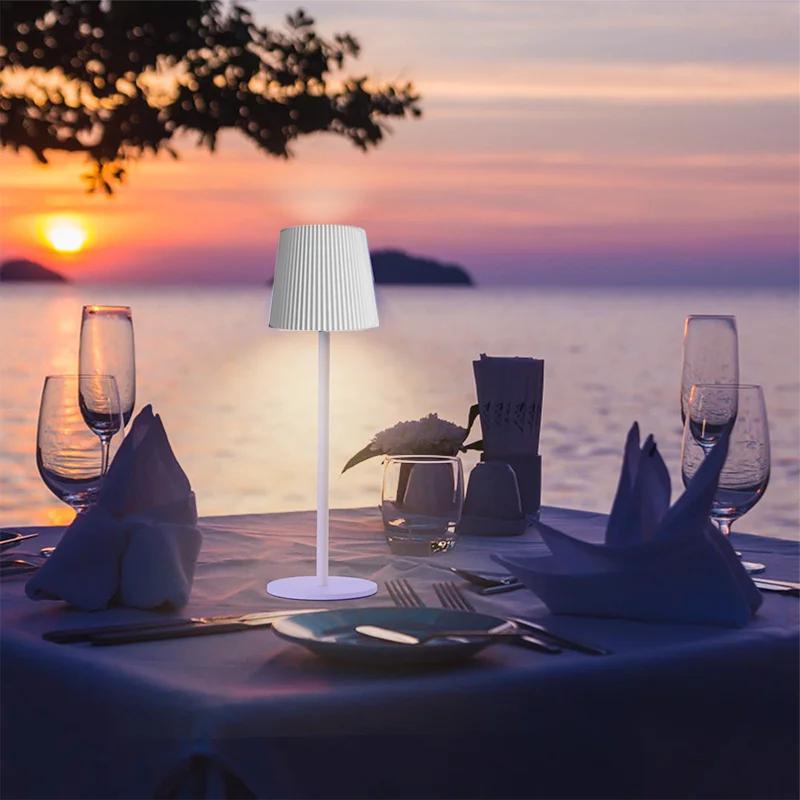 Беспроводная лампа в виде винной бутылки, перезаряжаемая настольная лампа, сенсорное управление, свет винной бутылки с регулировкой яркости, светодиодная настольная лампа, атмосферный ночник