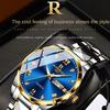 ONTHEEDGE Watch Men's Business Non-mechanical Watch Waterproof Luminous Quartz Watch