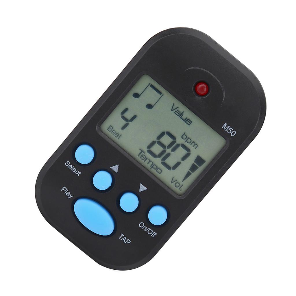Mini Digital Beat Tap M50 Tempo Metronome Clip Musical Instruments