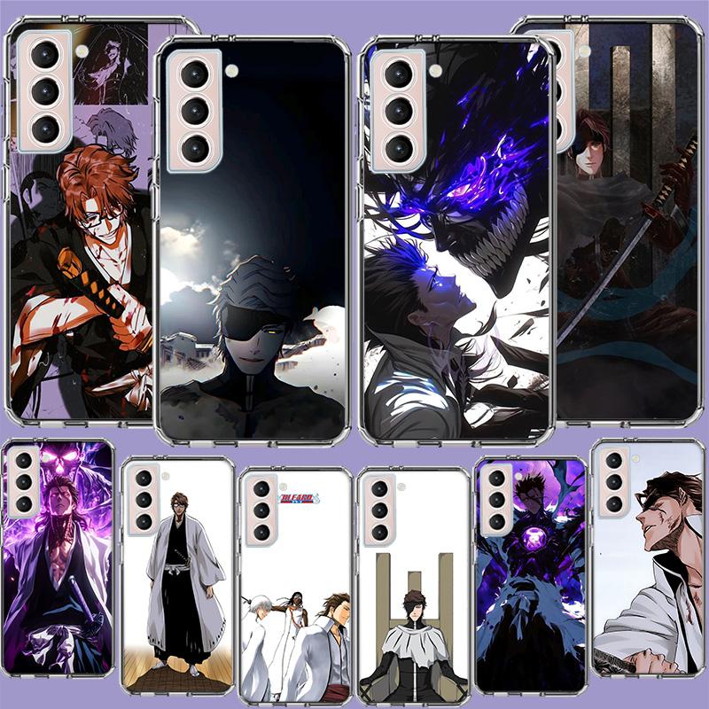 Чехол для телефона Bleach Айзен Сосуке для Samsung A16 A26 A36 A56 A17 A15 A25 A35 A55 A14 A24 A34 A54 A04S A05S Galaxy Note 20 10 9 8