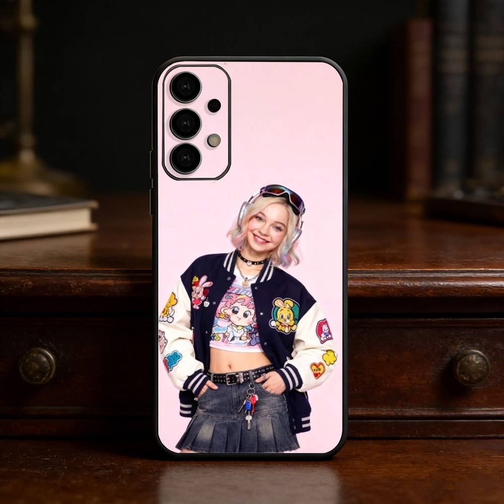 Милый E-Emma Актер M-Myers Чехол для телефона Samsung S25,24,23,22,30,21,10,9,Ultra,Plus,Lite Мягкий Черный Чехол