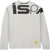 Nike ISPA Letter Print Pattern Crew Neck Pullover Sweatshirt Unisex Tops Grey FJ7375-050