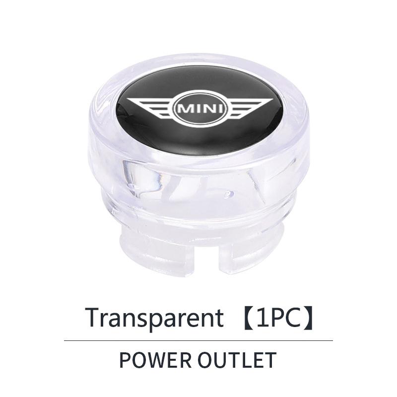 VCX16 Car Cigarette Lighter Cover Button Protective Case Anti Dust Cap For BMW Mini Cooper R50 R53 R55 R56 R60 R61 F54 F55 F56 F60