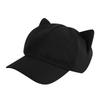 Korean Version of Cute Cat Ears Hat for Women Octagonal Hat British Retro Sweet Duck Tongue Beret  Japanese Newsboy Hat for Men